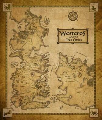 Game Of Thrones Image Westeros And The Cities Map HD