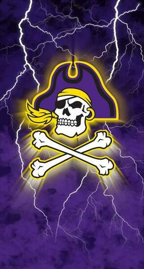 East Carolina Pirates iPhone Parallax Wallpaper