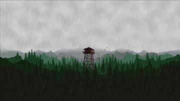 Firewatch Rainy Day R Wallpaper