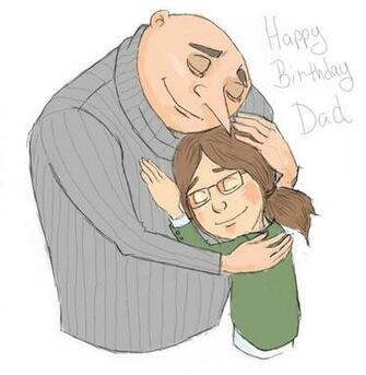 Happy BirtHDay Dad By Thefishandthebird