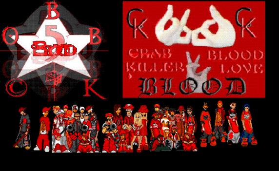 Blood Gang Cartoon Colors
