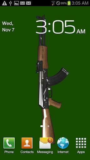 Bigger Ak Gun Live Wallpaper For Android Screenshot