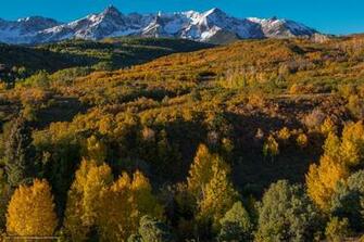 Wallpaper Colorado Mountains Trees Autumn Desktop