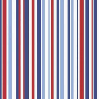 Arthouse Opera Super Stripe Blue Red And White Wallpaper