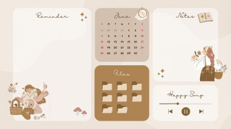 And Customizable Cute Desktop Wallpaper Templates