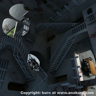 Escher Relativity Wallpaper Mc S In 3d