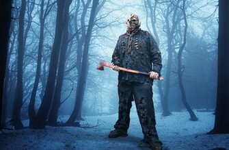 Jason Voorhees Enjoying The Snow By Rubenvoorhees1