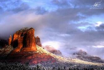National Park In Sedona Arizona Winte Wallpaper