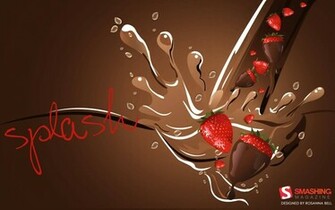 Chocolate Wallpaper Of And Strawberries