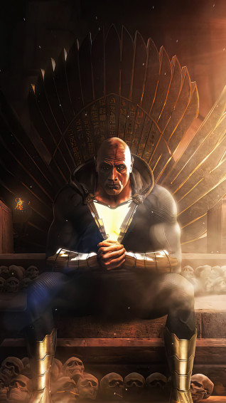 Black Adam Movie 4k Phone iPhone Wallpaper 3671c