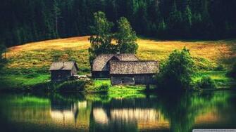 Lake House Wallpaper