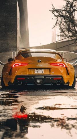 Sport Car Toyota Supra Mk4 Nissan Gtr Skyline