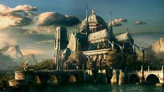 Old House Building HD Desktop Wallpaper