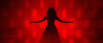 Scarlet Witch Wallpaper 4k Silhouette Red 5k