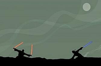 Star Wars Jedi Duel Dual Monitor Wallpaper Myconfinedspace