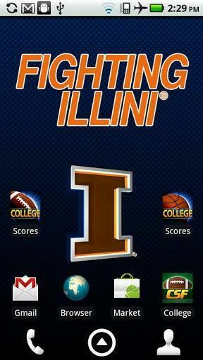 Licensed University Of Illinois Fighting Illini Live Wallpaper