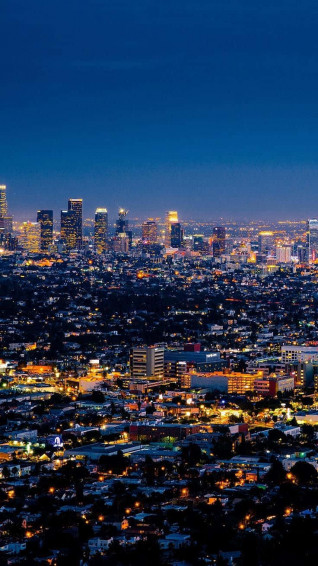 Los Angeles iPhone Screensaver Theme Wallpaper