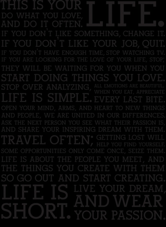 Holstee Manifesto Wallpaper