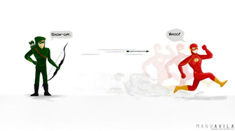 Arrow And The Flash Wallpaper By Tagadum