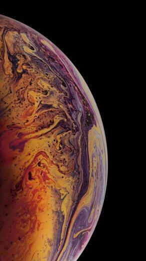 iPhone Xs Gold 4k Vertical Arkaplanlar Elma Duvar