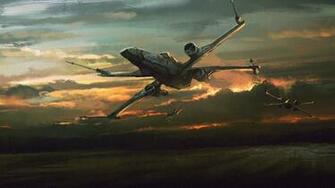 Wars The Force Awakens X Wing Wallpaper HD