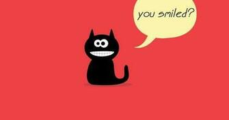 Smile Funny Simple Unicolor Quote HD iPhone Plus Wallpaper