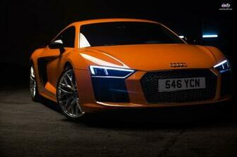 Audi R8 Orange Colour HD Wallpaper X Auto