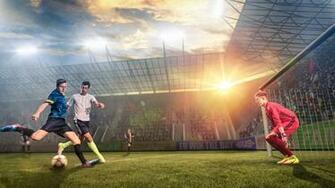 Desktop Wallpaper Man Goalkeeper Football Sports