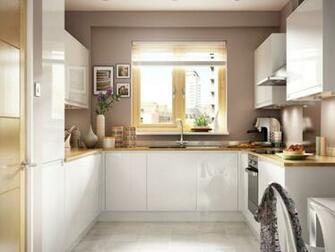 Splashback Ideas Madison White Handle Less Kitchen Wickes Co Uk