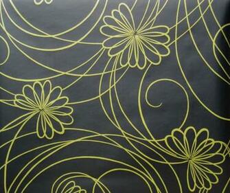 Ashford House Gold Floral On Black Wallpaper Double Roll