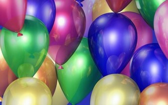 BirtHDay Balloon Background Wallpaper HD Background
