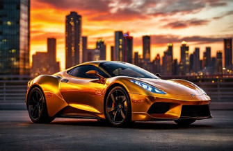 Cool Gold Cars Wallpaper