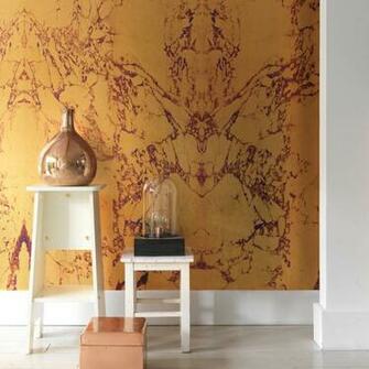 Home The Orchard Metallic Marble Wallpaper By Piet Hein Eek