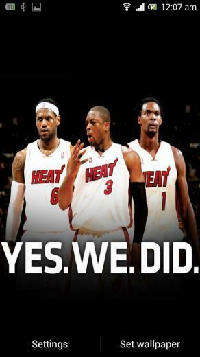 Lebron James Live Wallpaper Screenshot