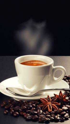 Fragrant Coffee iPhone Wallpaper