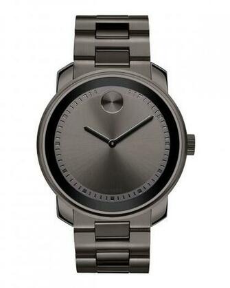 Movado Bold 5mm Gunmetal Stainless Steel Watch Neiman Marcus