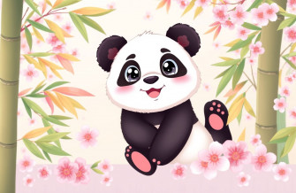 Cute Anime Panda Wallpaper