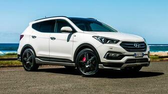 Wallpaper Hyundai Santa Fe Crossover Full HD