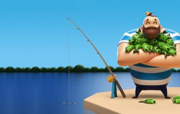Wallpaper Fishing Art Aj Jefferies Animator Things To Do In