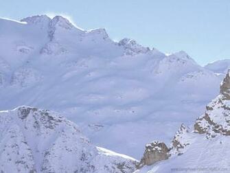 Snow Covered Mountains Wallpaper