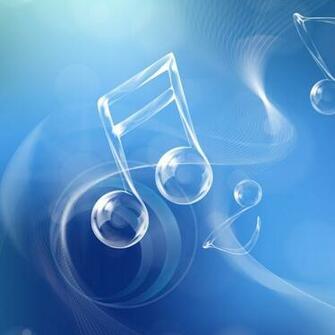White Music Shapes Wallpaper Background iPad Mini