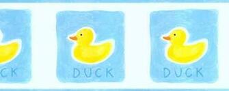 Yellow Rubber Ducky Wallpaper Border Lw79151b