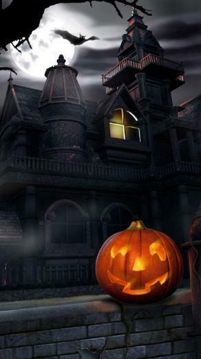 Halloween Castle Wallpaper iPhone