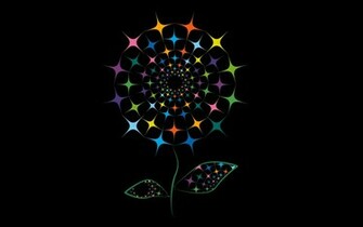 Black Vector Flower Wallpaper And Image Pictures