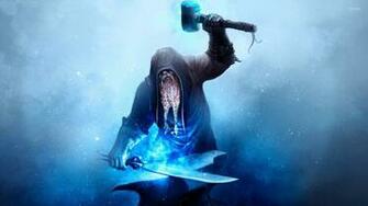 Blue Sword Wallpaper