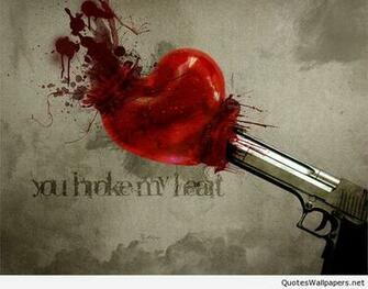 Broken Heart Wallpaper HD With Saying Quotespics Net