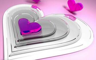 Purple Hearts Love Wallpaper Heart Valentine