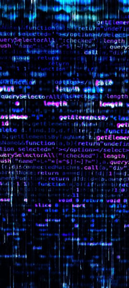 Wallpaper Ios Hacker Electric Blue Pattern Composite Material
