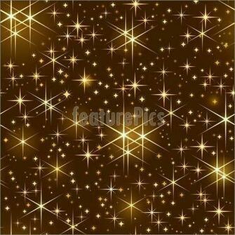 Of Seamlessly Tiling Pattern Golden Shiny Stars On Dark Background