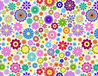 Flower Background Design Vector Illustration Graphics